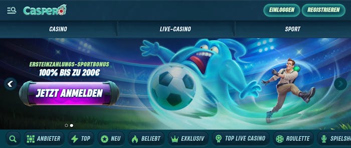 Recensione del casinò online Caspero + max. 100% fino a 500 EUR + 200 FS Recensione del casinò online Caspero + max. 100% fino a 500 EUR + 200 FS